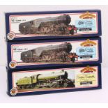 Bachmann: A collection of three boxed Bachmann, OO Gauge, locomotive and tender, to comprise: V2
