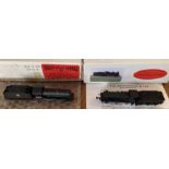Union Mills: A pair of boxed N Gauge locomotives by Union Mills Models, LMS Class 3F 0-6-0, and BR