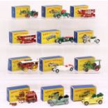 Matchbox: A collection of twelve boxed Matchbox Models of Yesteryear vehicles to comprise: Alchin