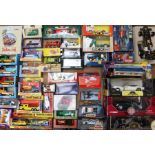 Diecast: A collection of assorted boxed diecast vehicles to include: Minichamps, Matchbox, Corgi,