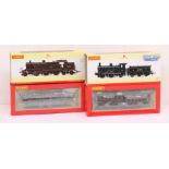 Hornby: A pair of boxed Hornby, OO Gauge, locomotives, one with tender, comprising: BR 2-6-4T Fowler