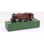 Hornby: A Hornby, O Gauge, LMS 2180 4-4-2 20V locomotive. Within neat reproduction box, general wear