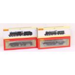 Hornby: A pair of boxed Hornby, OO Gauge, locomotive and tender, to comprise: BR (Early) 4-6-0 Class