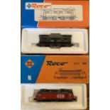 Roco: A pair of boxed Roco N Gauge locomotives: 23229 and 02166 B. Both boxed in good condition. (