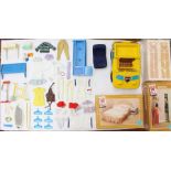 Sindy: A collection of assorted boxed Sindy items to comprise: Wardrobe, Bed, Range Rover, Horse,