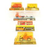 Dinky: A collection of five boxed Dinky Toys vehicles, to comprise references: 283, 915, 973 (