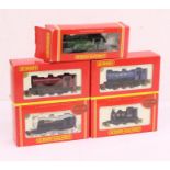 Hornby: A collection of five boxed Hornby, OO Gauge tank locomotives to comprise references: R316;