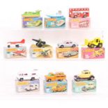 Matchbox: A collection of ten assorted boxed Matchbox 75 Series vehicles to comprise: Rescue