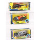 Corgi: A collection of three boxed Corgi Toys vehicles to comprise: Batmobile, Reference 267 (one