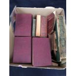 A collection of early 20th century Dickens' books, together with postcards and other early books