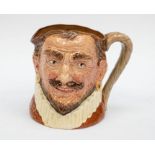 A Royal Doulton hatless Drake character jug, marked to base and registration applied for, no number.