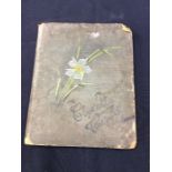 A cigarette card album containing 1930s Wills Cigarettes cards etc