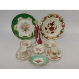 A collection of mixed Royal Crown Derby china items to include a boxed Classic Collection figure
