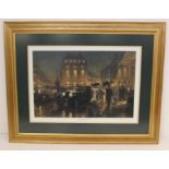 Alan Fearnley: A collection of three framed prints, by Alan Fearnley, signed. Comprising: 'Theatre