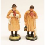 Two mid-20th century Royal Doulton figurines - Lambing Time and The Shepherd