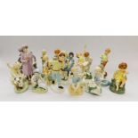 A collection of Royal Worcester figurines to include; Queen Elizabeth II the Queen Mother 100