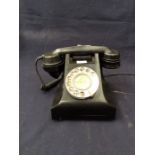 A 1930s' black telephone