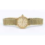 A ladies gold-plated Omega de Ville wristwatch