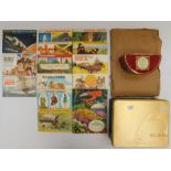 A large collection of Tea and Cigarette cards including albums. 16 Card Collecting Albums - 3 Un