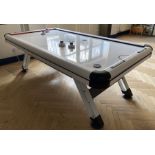 MD Sports Air Hockey Table, electronic scoring, excellent working condition. THIS ITEM IS OFF SITE