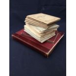 A 19th century scrap book, together with a collection of albums of early 20th century cigarette