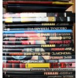 Ferrari Interest: A collection of assorted Ferrari hardback books, comprising various books of
