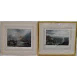 After J.M.W Turner - A pair of matched etchings one produced by W.B. Cooke, the other by J. Cousen