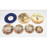 Two Royal Doulton series ware plates - 'Mr Pickwick' and 'Gum Trees in Australia' -  one Royal