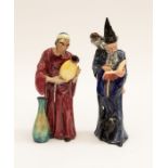 Royal Doulton figurines - The Wizard and an Islamic Market Seller