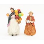 Two Royal Doulton figurines - Biddy Pennyfarthing and Tea Time