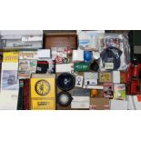 Colleactables: A collection of truck related memorabilia including: ashtrays, clocks, pens, ties,