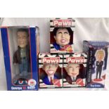 Collectables: A collection of Political figures to include Animated George W Bush, Bobble Head