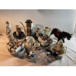 Meakin studio 1 x tea or coffee pot, 2 jugs, 1 x sugar bowl, 11 saucers, 6 coffee cups, 6 tea