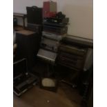 A large good selection of Vintage and retro Hi Fi equipment to include; Bang and Olufsen Beocenter