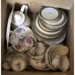 A Susie Cooper part service, a Wedgwood part service, a Royal Doulton "Belvedere" part service and