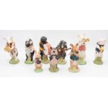 Beswick: A nine piece Pig band, consisting of Michael PP6, Christopher PP9, James PP7, John PP1,