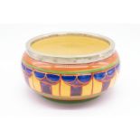 Clarice Cliff - An early "Original Bizarre" Newport Pottery bowl, colourway of orange and green