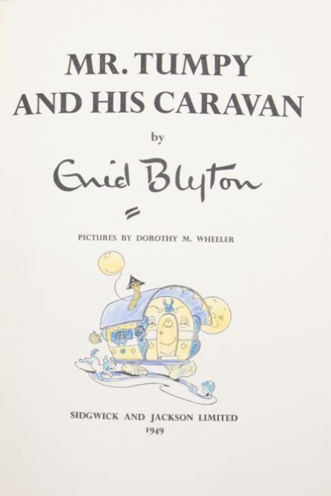 Blyton, Enid. SIGNED COPY. Mr Tumpy and his Caravan, illustrated by ...