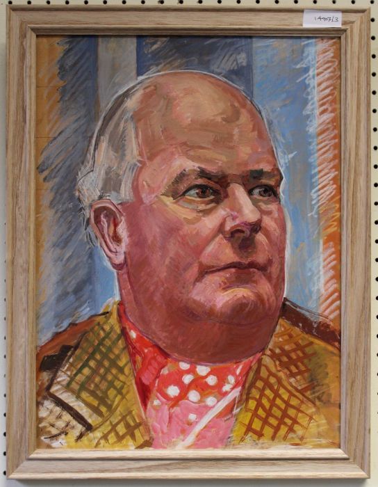 Roy de Maistre (1894-1968 Australian/ British) A bust length portrait of Sir Robert Adam c1963-4.