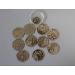 Vespasian. WRL reproduction Roman coin plus six Paddington Bear 50p coins and four Olympic Games