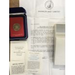 Belize 1979 One Hundred Dollar Gold Coin in Original Case with Certificate of Authenticity and