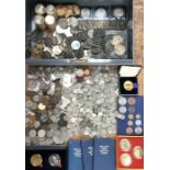 Large Collection of British and World coins, including large quantity of Commemorative Crowns (