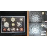 Royal Mint 2008 Proof Set in Wooden Presentation Box with Certificate of Authenticity.