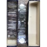 Collection of Approximately 70 Pre 47 Silver Half-Crowns in one box. Approximately 994g.