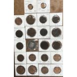Collection of Jersey and Guernsey coins in coin holders. Some uncirculated.