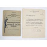 Cresse, Jr. Major Wadsworth. US Army Standing Operating Procedure No. 10, signed presentation copy