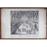 London Views. A collection of 11 etchings & engravings, predominantly topographical views in or