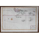 Discovery of Tasmania & New Zealand. Valentyn, Francois. A scarce map of Australia, New Zealand