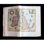 Atlas. England & Wales. Blaeu, Willem and Joan Blaeu. Le Theatre du Monde, Quatriesme Partie [