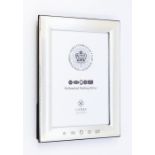 A silver photo frame, 6" x 4", with feature hallmark for 2023 • A new commemorative mark has been